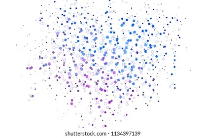 Light Blue, Red vector abstract textured polygonal background. Blurry rectangular design. The pattern with repeating rectangles can be used for background.