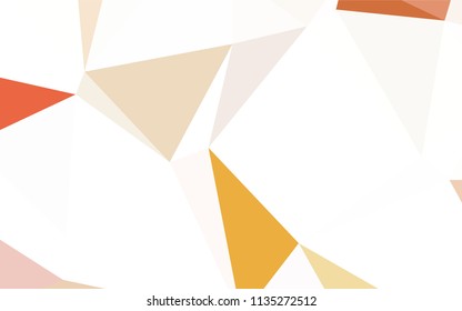 Light Blue, Red vector abstract polygonal template. Colorful abstract illustration with triangles. Brand new style for your business design.