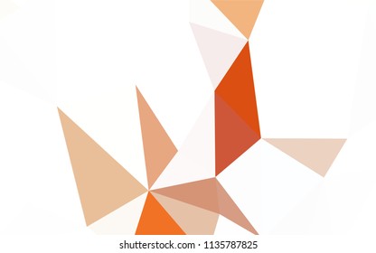 Light Blue, Red vector abstract polygonal pattern. Creative geometric illustration in Origami style with gradient. Triangular pattern for your design.
