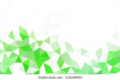 Light Blue, Red vector abstract polygonal background. Polygonal abstract illustration with gradient. Brand new style for your business design.