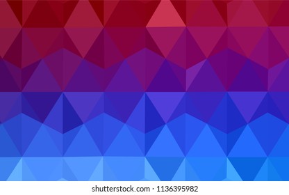 Light Blue, Red vector abstract polygonal template. A completely new color illustration in a polygonal style. Template for cell phone's backgrounds.