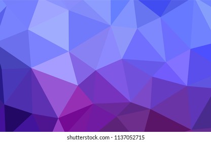 Light Blue, Red vector abstract mosaic pattern. A completely new color illustration in a polygonal style. Polygonal design for your web site.