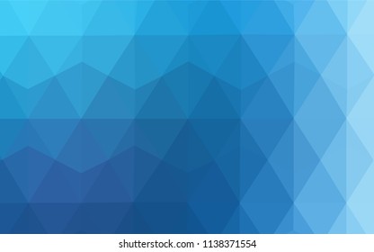 Light Blue, Red vector abstract polygonal pattern. A sample with polygonal shapes. A completely new design for your leaflet.