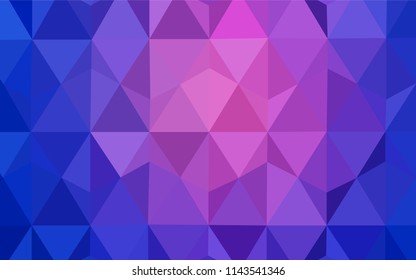 Light Blue, Red vector abstract mosaic pattern. Colorful illustration in polygonal style with gradient. Polygonal design for your web site.