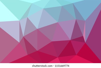 Light Blue, Red vector abstract mosaic backdrop. A completely new color illustration in a polygonal style. Template for cell phone's backgrounds.