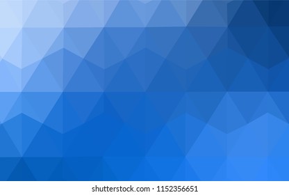 Light Blue, Red vector abstract mosaic background. Shining colorful illustration with triangles. Pattern for a brand book's backdrop.
