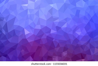 Light Blue, Red vector abstract mosaic backdrop. Creative illustration in halftone style with triangles. New template for your brand book.