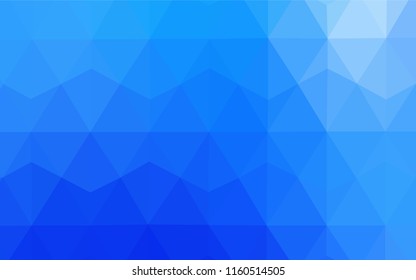 Light Blue, Red vector abstract polygonal background. Shining polygonal illustration, which consist of triangles. Textured pattern for your backgrounds.