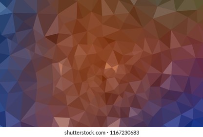 Light Blue, Red vector abstract mosaic background. Glitter abstract illustration with an elegant triangles. A new texture for your web site.