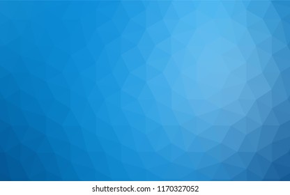 Light Blue, Red vector abstract mosaic pattern. Glitter abstract illustration with an elegant triangles. Brand new style for your business design.