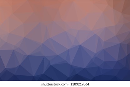 Light Blue, Red vector abstract mosaic background. A completely new color illustration in a vague style. The completely new template can be used for your brand book.