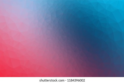 Light Blue, Red vector abstract mosaic background. A vague abstract illustration with gradient. The template can be used as a background for cell phones.