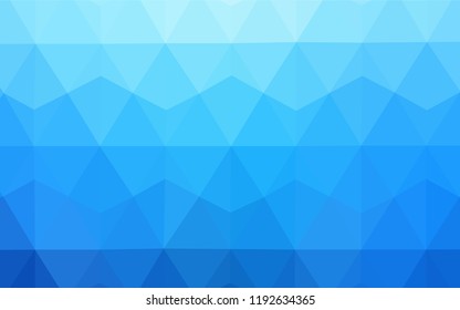 Light Blue, Red vector abstract mosaic pattern. A sample with polygonal shapes. A new texture for your web site.