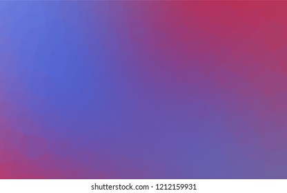 Light Blue, Red vector abstract polygonal layout. Geometric illustration in Origami style with gradient.  A completely new template for your business design.