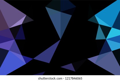 Light Blue, Red vector abstract mosaic pattern. Creative illustration in halftone style with gradient. The template can be used as a background for cell phones.