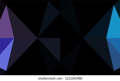 Light Blue, Red vector abstract mosaic pattern. A vague abstract illustration with gradient. The completely new template can be used for your brand book.