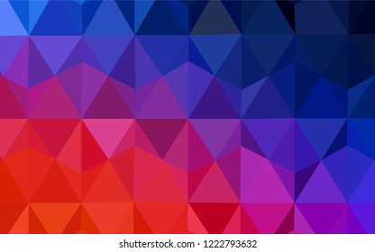 Light Blue, Red vector abstract polygonal background. A completely new color illustration in a polygonal style. Template for cell phone's backgrounds.