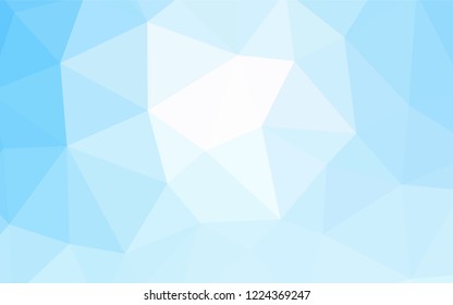 Light Blue, Red vector abstract polygonal template. Polygonal abstract illustration with gradient. Textured pattern for your backgrounds.