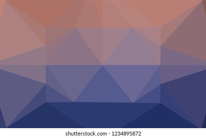 Light Blue, Red vector abstract mosaic pattern. An elegant bright illustration with gradient. A new texture for your design.