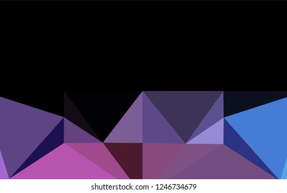 Light Blue, Red vector abstract polygonal cover. Modern geometrical abstract illustration with gradient. The polygonal design can be used for your web site.