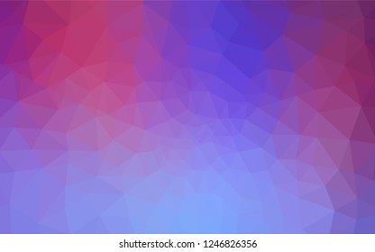 Light Blue, Red vector abstract polygonal pattern. Modern abstract illustration with triangles. A new texture for your web site.