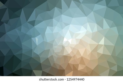 Light Blue, Red vector abstract polygonal pattern. A sample with polygonal shapes. Triangular pattern for your design.