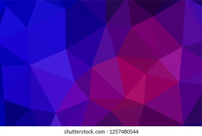 Light Blue, Red vector abstract polygonal background. Shining polygonal illustration, which consist of triangles. Pattern for a brand book's backdrop.