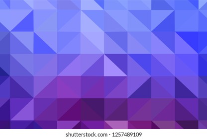 Light Blue, Red vector abstract polygonal template. Shining colorful illustration with triangles. Completely new template for your banner.