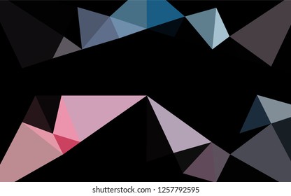 Light Blue, Red vector abstract polygonal layout. A vague abstract illustration with gradient. The completely new template can be used for your brand book.