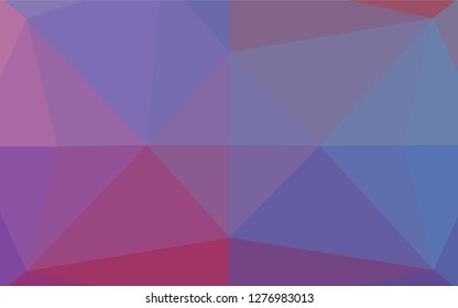 Light Blue, Red vector abstract polygonal texture. A vague abstract illustration with gradient. A completely new design for your business.