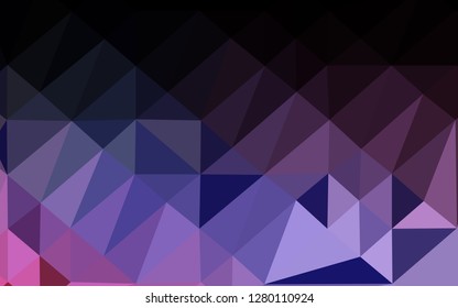 Light Blue, Red vector abstract polygonal layout. Geometric illustration in Origami style with gradient. Polygonal design for your web site.