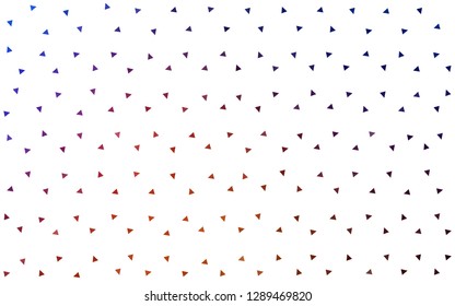 Light Blue, Red vector  abstract mosaic backdrop. Colorful abstract illustration with triangles. New template for your brand book.