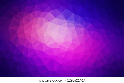 Light Blue, Red vector abstract mosaic pattern. Colorful abstract illustration with triangles. Brand new style for your business design.