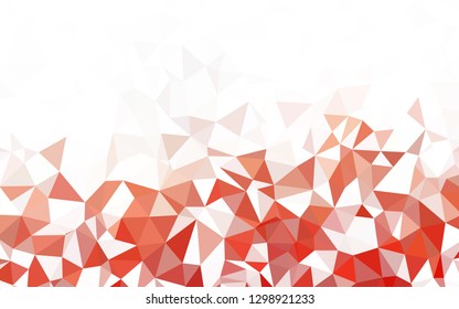 Light Blue, Red vector abstract polygonal background. Colorful illustration in polygonal style with gradient. Triangular pattern for your design.