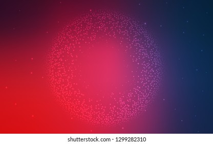 Light Blue, Red vector abstract blurred background. Modern abstract illustration with gradient. Background for designs.