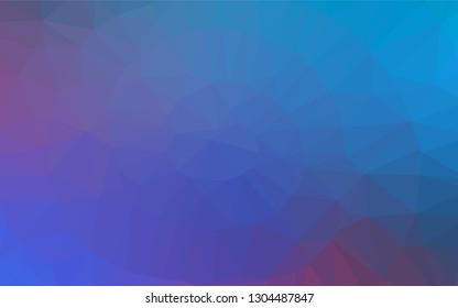 Light Blue, Red vector abstract mosaic backdrop. Colorful abstract illustration with gradient. The completely new template can be used for your brand book.