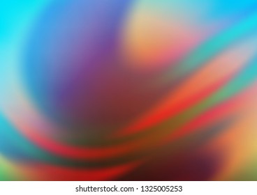 Light Blue, Red vector abstract bokeh pattern. Colorful abstract illustration with gradient. The template for backgrounds of cell phones.