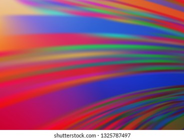 Light Blue, Red vector abstract bokeh pattern. Colorful illustration in abstract style with gradient. The template for backgrounds of cell phones.