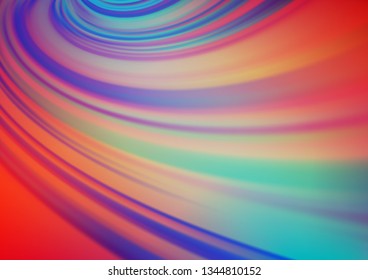 Light Blue, Red vector abstract bokeh pattern. Colorful illustration in abstract style with gradient. The best blurred design for your business.