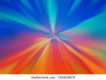 Light Blue, Red vector abstract template. A vague abstract illustration with gradient. The background for your creative designs.