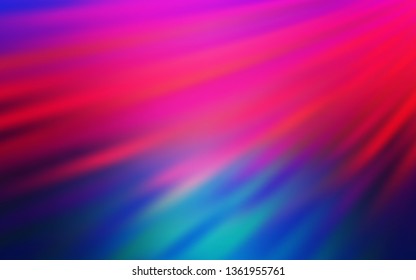 Light Blue, Red vector abstract bright template. Colorful abstract illustration with gradient. Completely new design for your business.