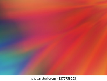 Light Blue, Red vector abstract bright template. A completely new color illustration in a bokeh style. The template for backgrounds of cell phones.