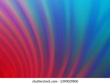 Light Blue, Red vector abstract template. A completely new color illustration in a bokeh style. The template for backgrounds of cell phones.