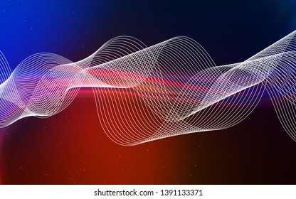 Light Blue, Red vector abstract blurred background. Colorful illustration in abstract style with gradient. Blurred design for your web site.