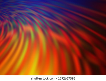Light Blue, Red vector abstract bokeh pattern. Glitter abstract illustration with an elegant design. A new texture for your design.