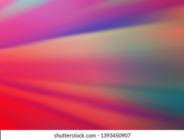 Light Blue, Red vector abstract blurred pattern. A vague abstract illustration with gradient. The elegant pattern for brand book.