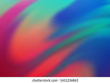 Light Blue, Red vector abstract blurred pattern. A vague abstract illustration with gradient. Brand new style for your business design.