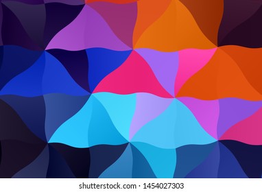 Light Blue, Red vector abstract polygonal template. A completely new color illustration in a polygonal style. Brand new style for your business design.