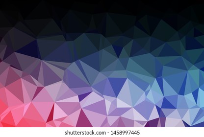 Light Blue, Red vector abstract polygonal cover. A completely new color illustration in a vague style. Template for a cell phone background.