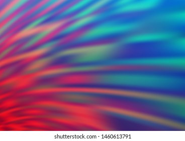 Light Blue, Red vector abstract template. Creative illustration in halftone style with gradient. A new texture for your design.